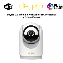 Dayzip DZ-500 5mp Wifi Kablosuz Gece Renkli iç Ortam Kamera